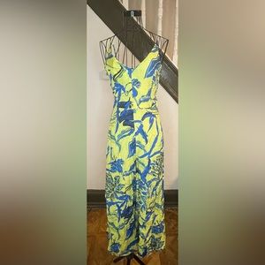 Multi color sleeveless jumpsuit